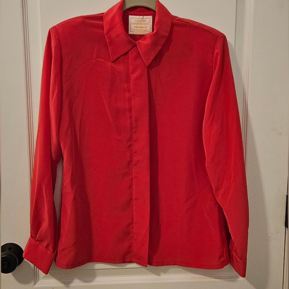Vintage Country Sophisticates - By Pendleton Button-Up Blouse